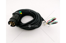 Kabeláž přívěsného vozíku se zástrčkou 4,1m + kabel 2x4,1m 8žil