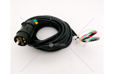 Kabeláž přívěsného vozíku se zástrčkou 7,0m / 7 žilný + kabel 2x5m