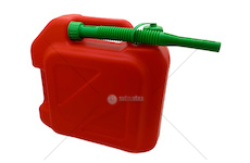Kanystr 10l plast, červený