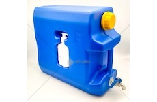 Kanystr na vodu 15L modrý s horním kohoutem na vodu B2 - mýdlenka