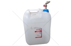 Kanystr na vodu 20L bílý kohout horní z uzávěru