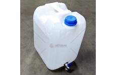 Kanystr na vodu 20L bílý kohout spodní