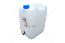 Kanystr na vodu 20L bílý kohout spodní M-4 ATEST na pitnou vodu