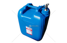 Kanystr na vodu 20L modrý kohout horní z uzávěru