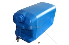 Kanystr na vodu 30L modrý kohout spodní krátký