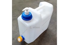 Kanystr na vodu 5L AQUABAM s horním kohoutem na vodu B4 - mýdlenka, na pitnou vodu
