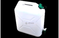 Kanystr plastový na vodu 20l s plastovým vypouštěcím kohoutkem 0053142_A