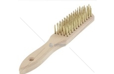 Kartáč ocelový 5-řadý dřevěná rukojeť