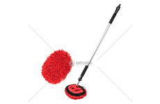 Kartáč teleskopický průtokový na ruční mytí 98-168cm AMiO-02397
