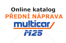 ! Katalog Multicar M25 - Přední náprava