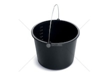 Kbelík 20L černý KBU20-S411