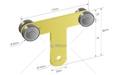 Kladka bočnice EDSCHA čtyřnásobná RTP