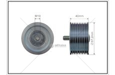 Kladka napínací THERMOKING na pásek 10PK  MTX-720007
