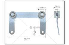 Kladka návěsu SCH SCHMITZ  MTX-735010