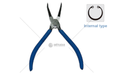 Kleště SEGERA ohnuté vnitřní 241MM KING- KING TON 68HB-10