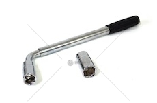 Klíč na kola 17x19 mm TÜV, GS nastavení délky ramene 350-510mm