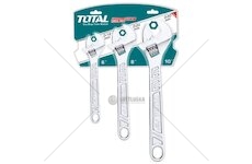 Klíč nastavitelný, sada 3ks, carbon steel TOTAL