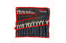 Klíče očkoploché SADA PROFI 6-32mm 25ks CrV - textilní obal