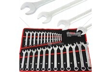 Klíče očkové-otevřené, skládací obal 25ks 6-32mm CrV MAR-POL