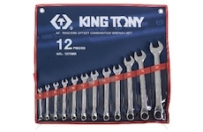 Klíče PL.-očkové 6-22MM 12SZT KING-TONY KING TON KT-1272MR