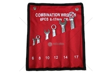 Klíče ploché/očkové 6-17 6ks sada