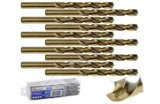 Kobaltový vrták do kovu HSS-Co, DIN 338, 10mm, 10ks GEKO