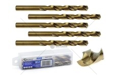Kobaltový vrták do kovu HSS-Co, DIN 338, 11mm, 5ks GEKO