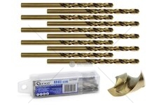 Kobaltový vrták do kovu HSS-Co, DIN 338, 5mm, 10ks GEKO