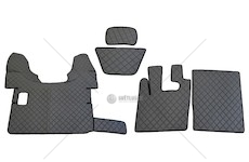 Koberec DAF 105 XF 2008- prošívaný šedý  2007105/PIK/SZ