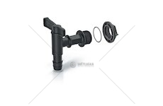 Kohoutek pro nádrž na dešťovou vodu, černý, 3/4" ITAP1 CANTAP
