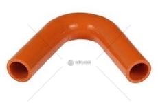 Koleno silikonové FI 8mm, 45° L=150x150mm