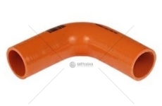 Koleno silikonové FI 8mm, 90° L=150x150mm