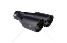 Koncovka výfuku z nerezové oceli černá matná AMiO-04063