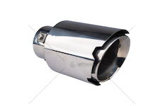 Koncovka výfuku z nerezové oceli, chrom AMIO-04064