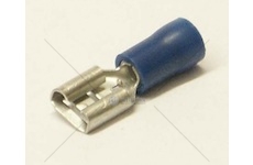 Konektor-dutinka 6,3mm/1-2,5mm částečně  izolovaná, modrá 998000633_A