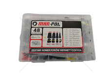 Konektory automobilové vodotěsné, sada 48ks MAR-POL