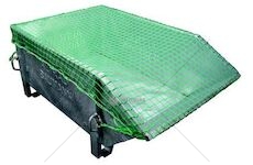 Kontajnerová síť zelená 3,5x5,5m 3mm, oka 5x5cm