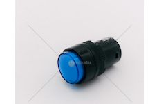 Kontrolka kulatá modrá LED 12/24V