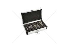 Korunkové vrtáky do kovu TCT, 16 - 35 mm, sada 6 ks GEKO