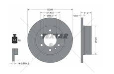 Kotouč brzdový 298x16x71 zn mercedes sprinter, vw crafter 0426867_A
