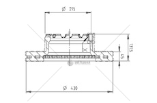 Kotouč brzdový 430x45x131,5 l/p saf integral b9-22k01,integral b9-22w 0122999_A