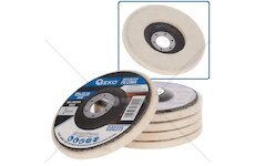 Kotouč leštící filcový/plstěný, rovný, 125x8mm GEKO