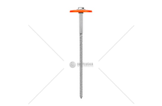 Kotvící kolík farmářský, kovový, 300mm, se závitem, 1ks BRADAS