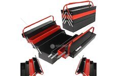 Kovová přepravka na nářadí, s přihrádkami 530×260×200 mm - MAR-POL