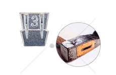 Kovový klínek do násad, velikost 3 - GEKO