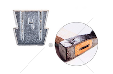 Kovový klínek do násad, velikost 4 - GEKO