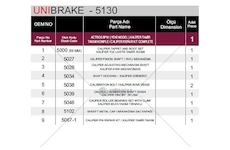 KPL.NAPR.ZACISKU HAM.SN6/7 MB ACTROS,BPW UNIBRAKE UNB5130