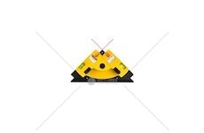 Křížová laserová vodováha na obklady GEKO