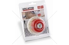 KRT150202 - Brusný měděný kartáč M14 75mm KREATOR