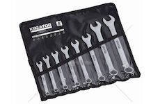 KRT500011 - Sada klíčů očko/otevřený 8-19mm 8ks v kapse KREATOR